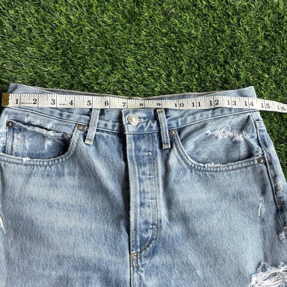 AGOLDE 90s Distressed Grunge High Rise Jeans size 26 - Picture 3 of 8